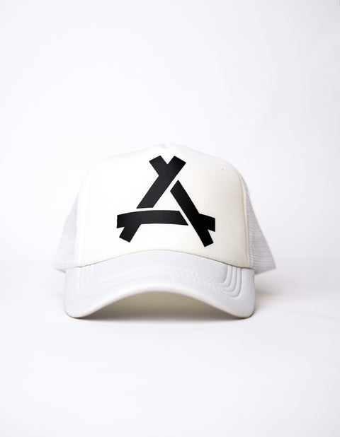 White A Net Cap