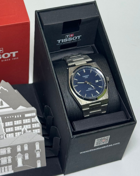 Blue Tissot PRX 1853