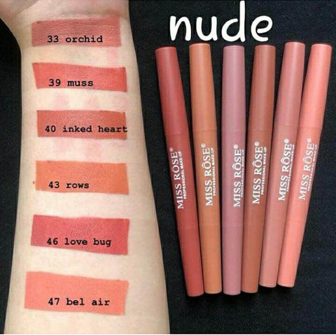 MISS ROSE Lipsticks Plus Liner