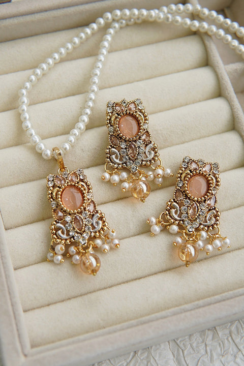 Antique Egyptian Pendant Locket Set