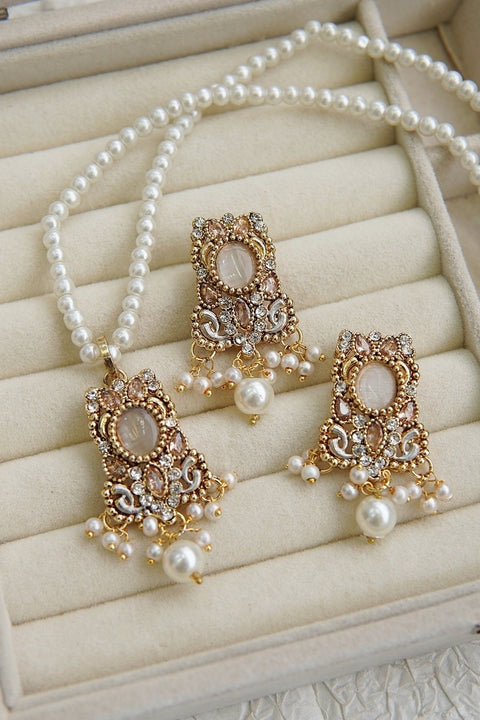 Antique Egyptian Pendant Locket Set