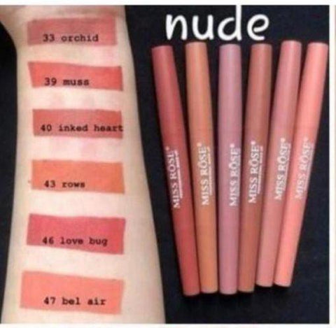 MISS ROSE Lipsticks Plus Liner